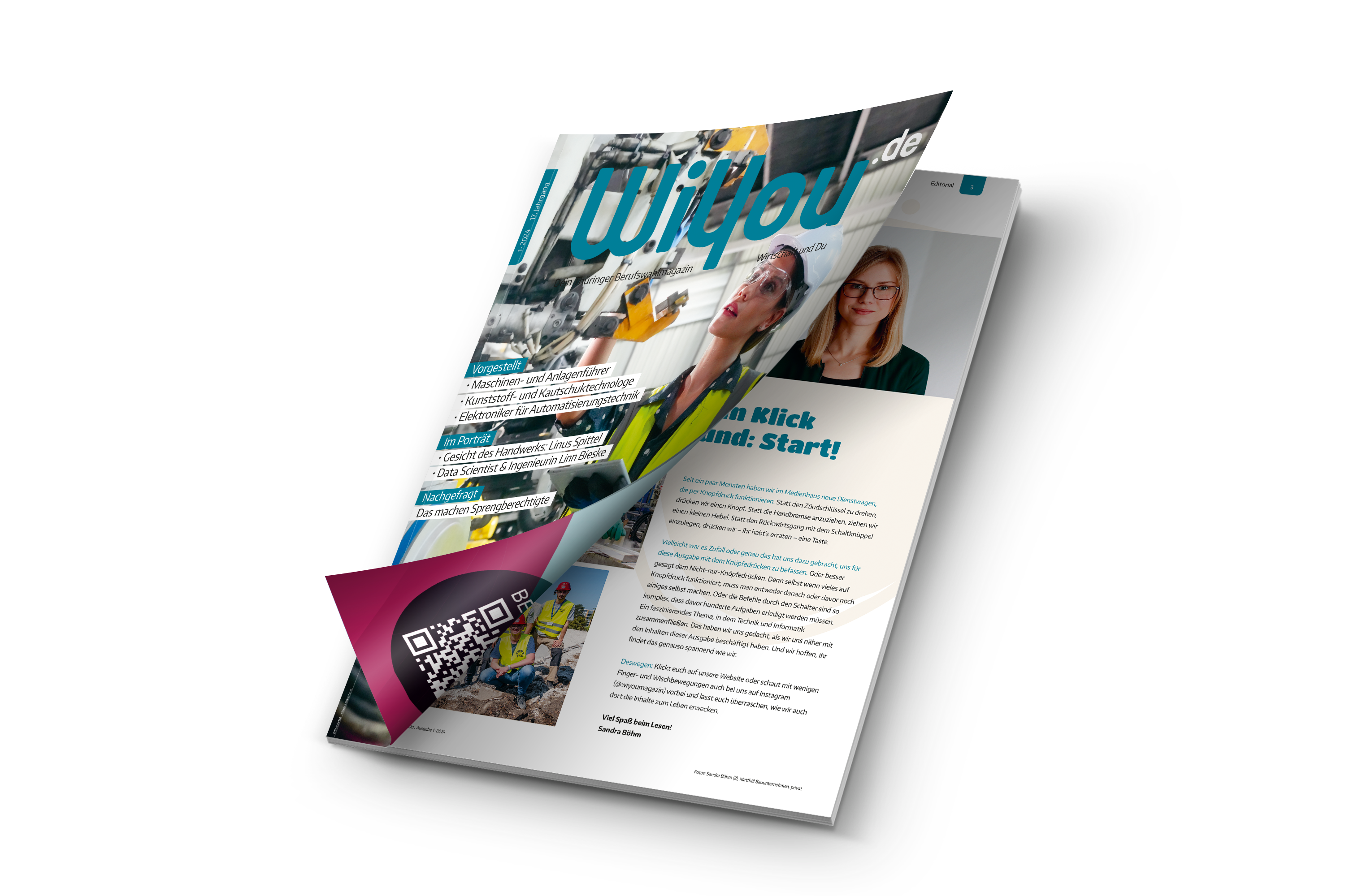 Dein Thüringer Berufswahlmagazin, aktuell, Push the Button, Berufe in Industrie, Technik und Produktion