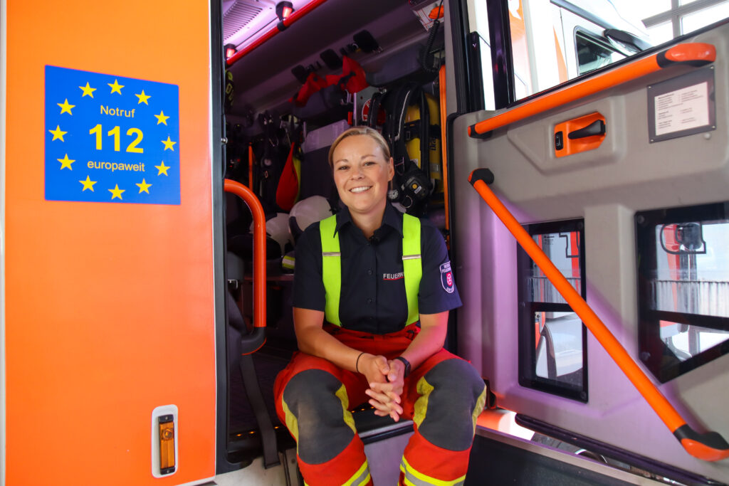 Zugführerin im Einsatzdienst bei der Berufsfeuerwehr Erfurt